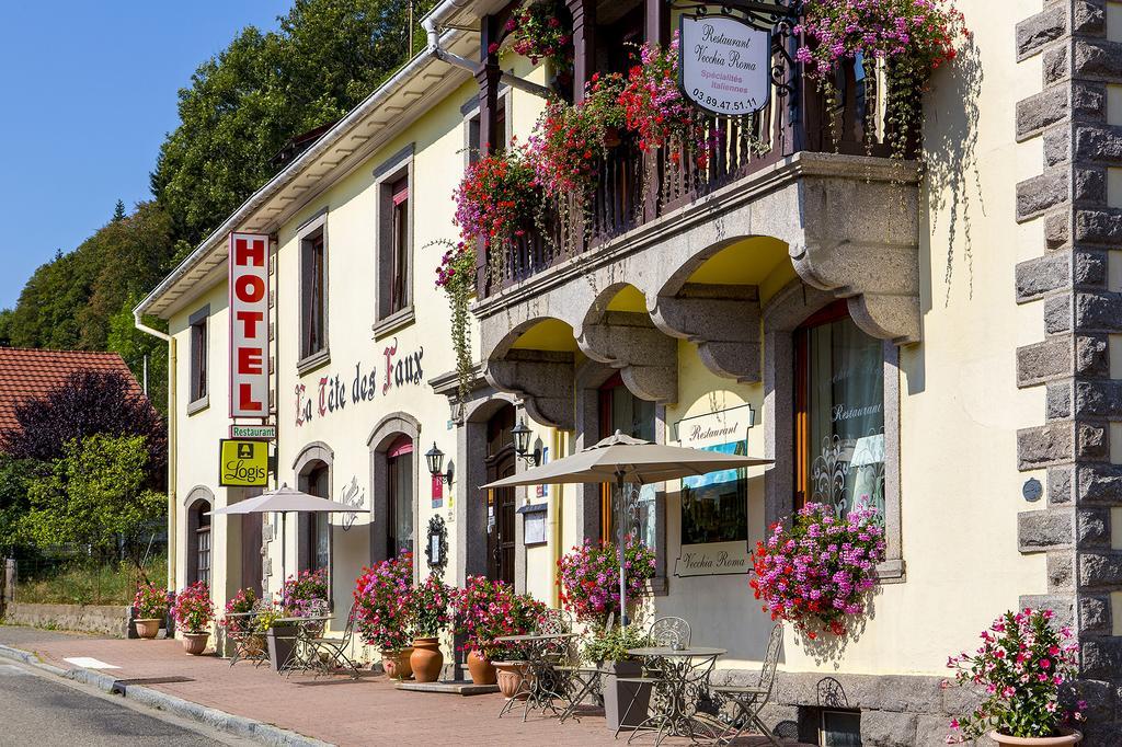 Logis Hotel Restaurant La Tete Des Faux Le Bonhomme Exterior photo